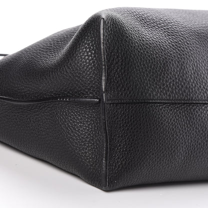 Saint Laurent Grained Calfskin Patti Tote Black 9 of 10