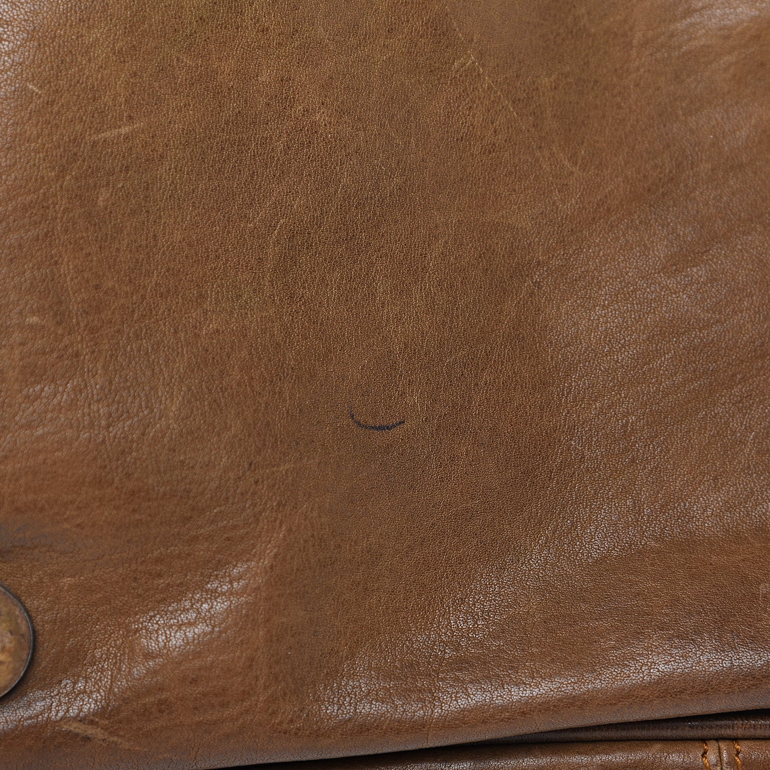 Christian Dior Calfskin Gaucho Double Saddle Bag Brown 9 of 17