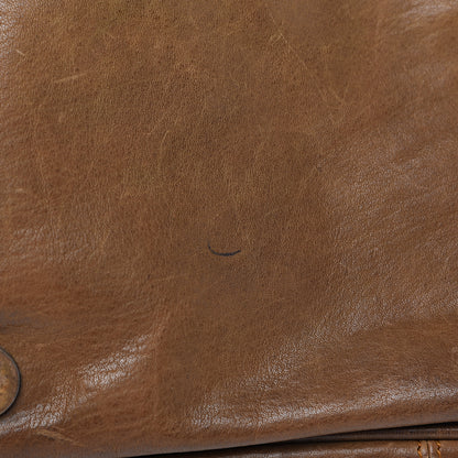 Christian Dior Calfskin Gaucho Double Saddle Bag Brown 9 of 17