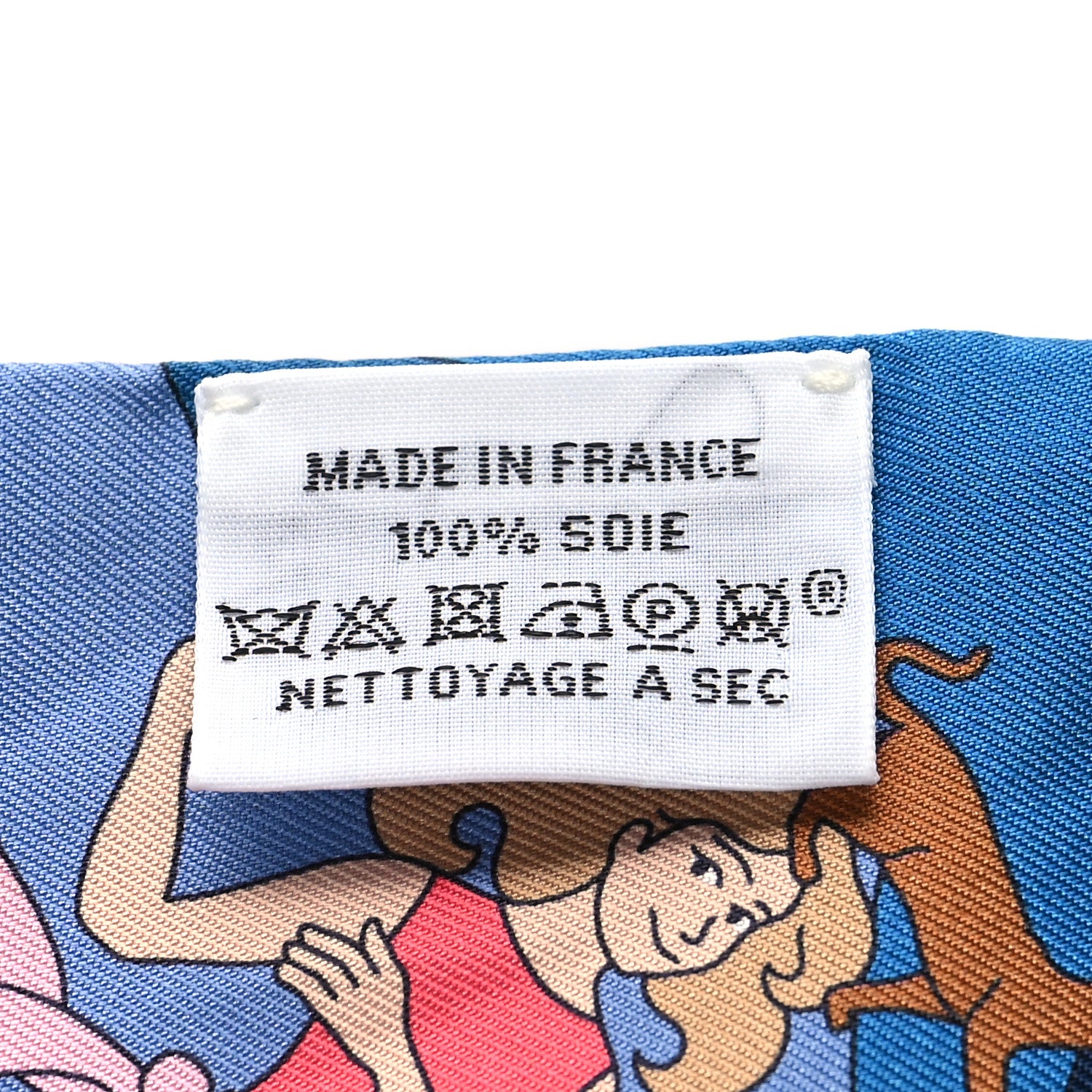 Hermes Silk Carres Volants Twilly Bleu Jaune Vif Multicolor 3 of 4