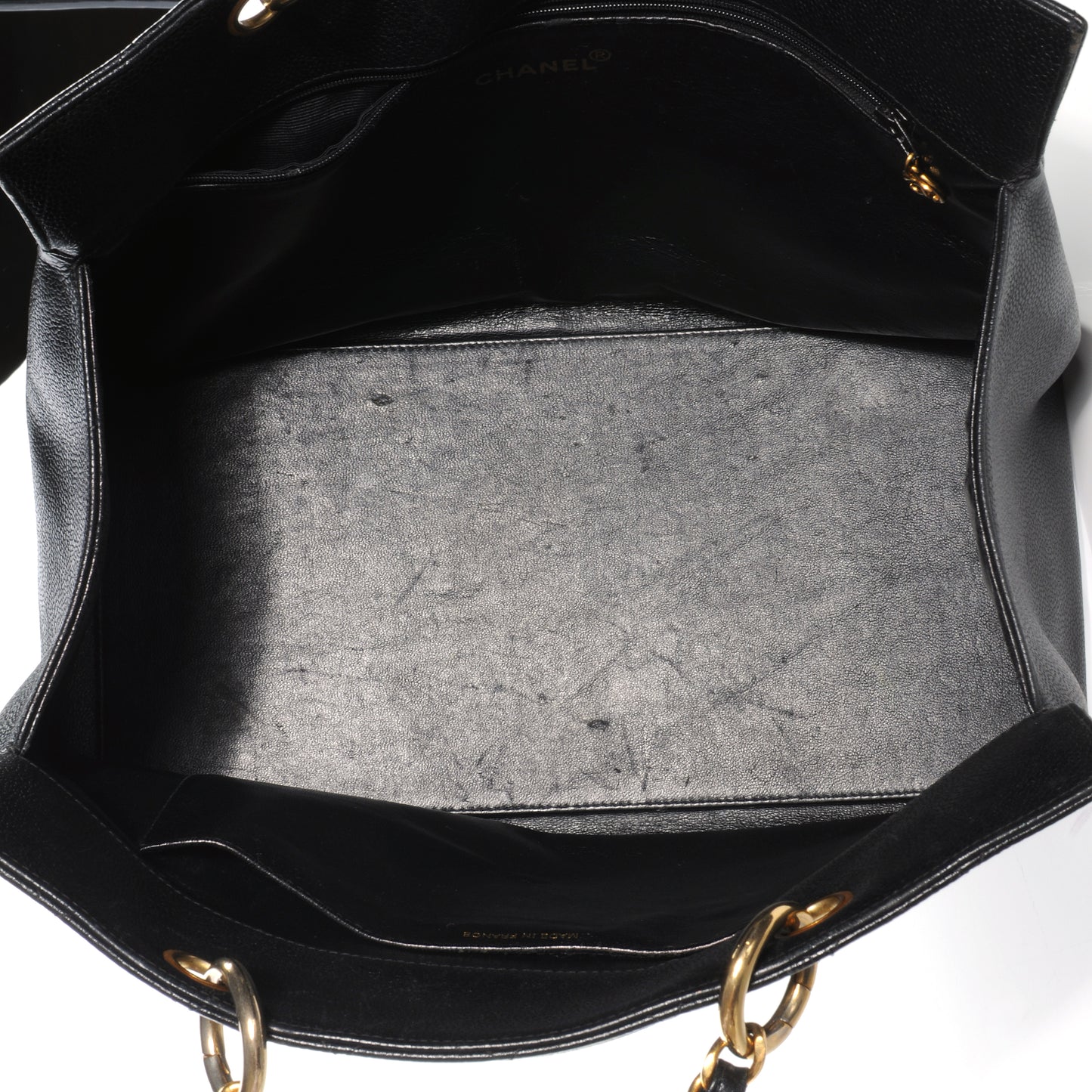 Caviar Grand Shopping Tote GST Black