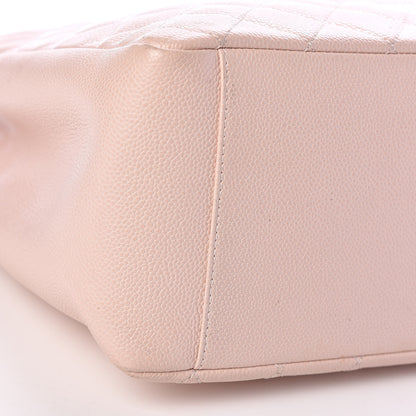 Chanel Caviar Quilted Grand Shopping Tote GST Light Pink 5 of 12