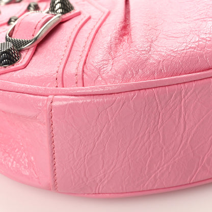 Balenciaga Agneau Arena Le Cagole Chain Shoulder Bag XS Sweet Pink 10 of 11