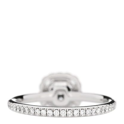 Harry Winston Platinum Diamond 1.01ct The One Cushion Cut Micropave Engagement Ring 53 6.25 3 of 7