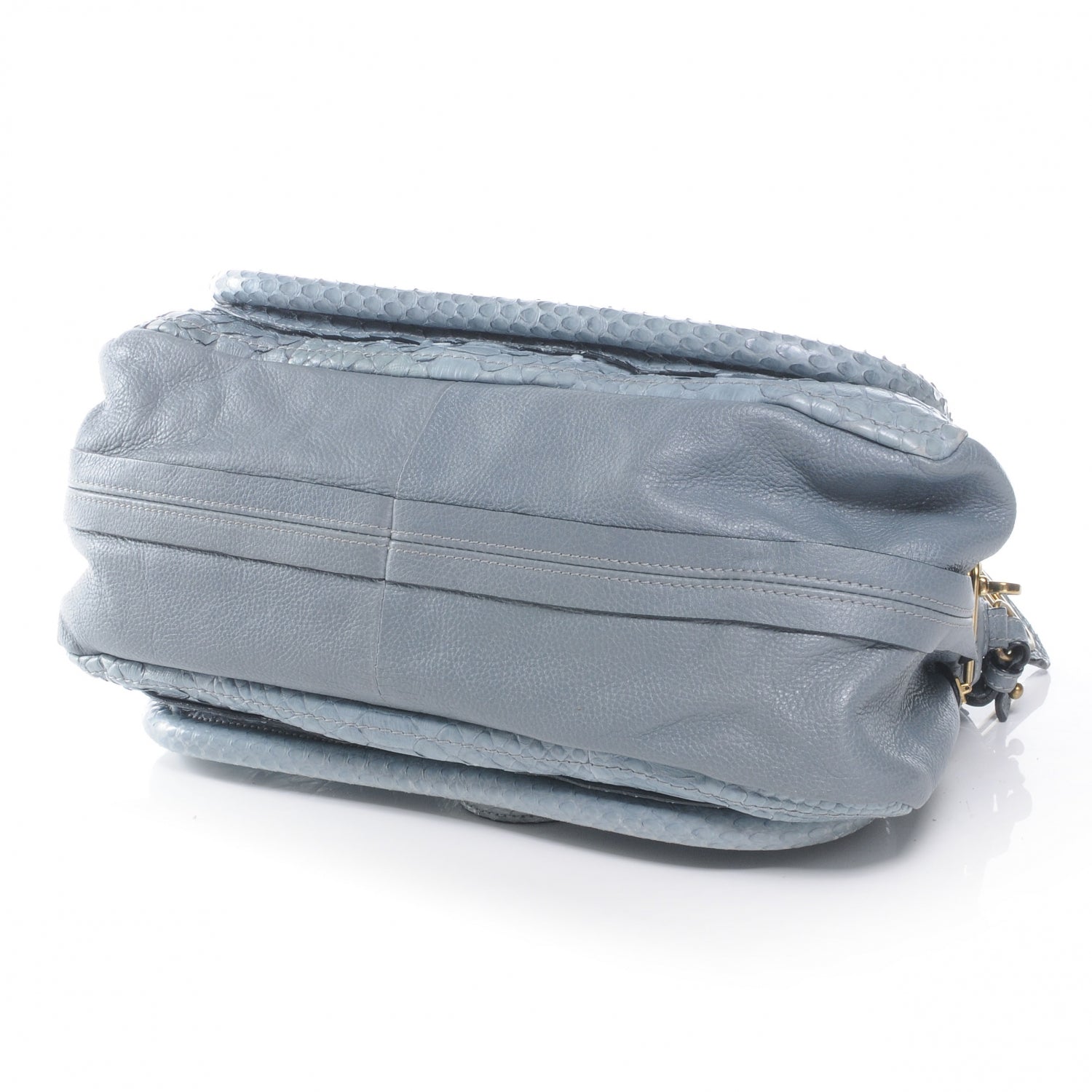 Chloe Python Medium Paraty Light Blue 4 of 8