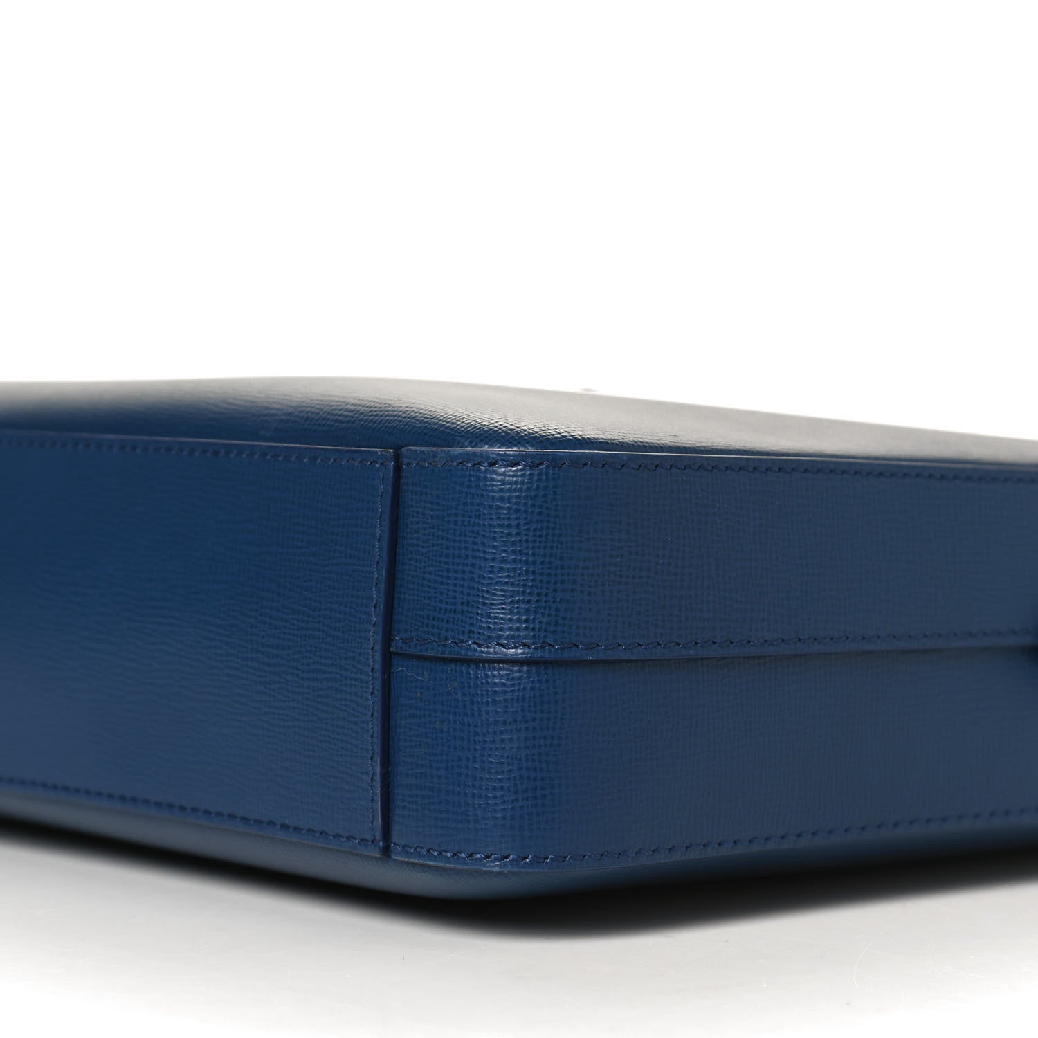 Burberry Textured Calfskin Barrow Briefcase Deep Blue 11 of 12