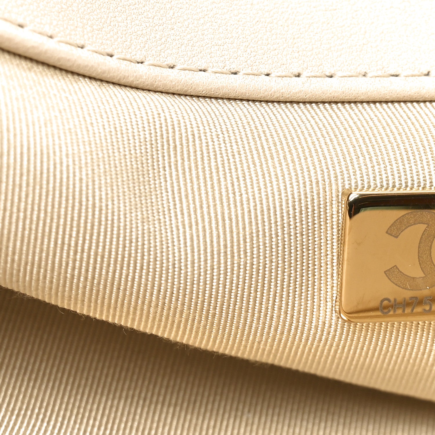 Chanel Lambskin Quilted Large Chanel 19 Flap Beige 7 of 10