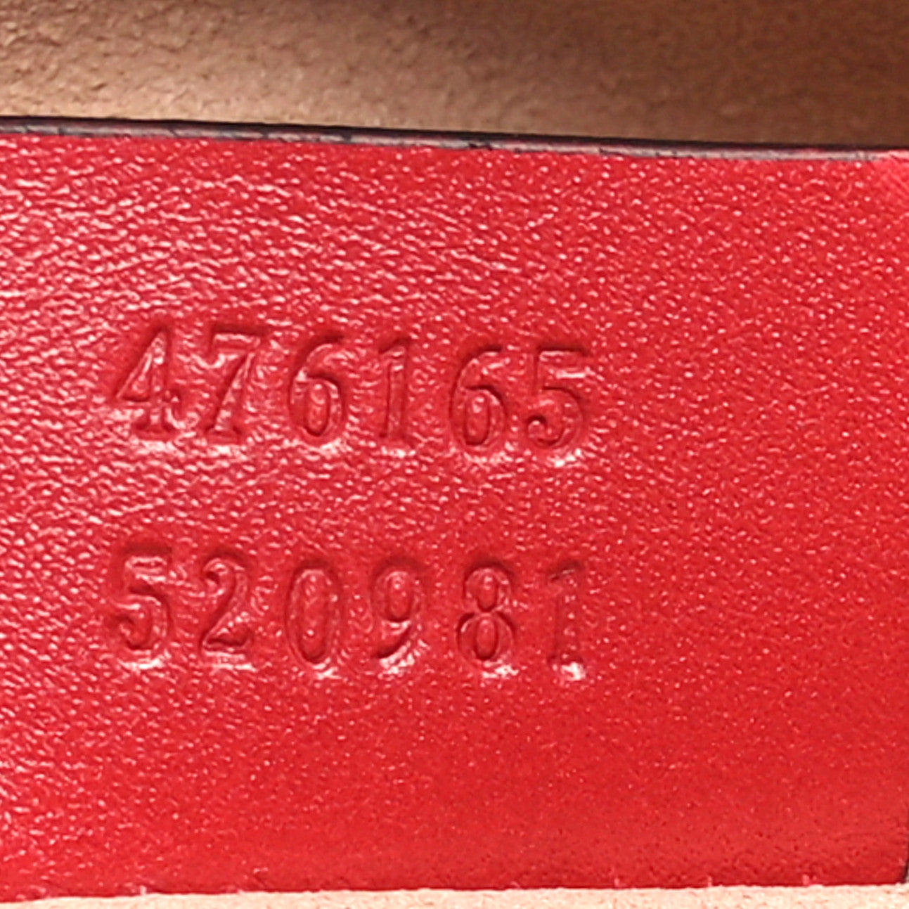 Gucci Calfskin Matelasse GG Marmont Cosmetic Case Hibiscus Red 7 of 11