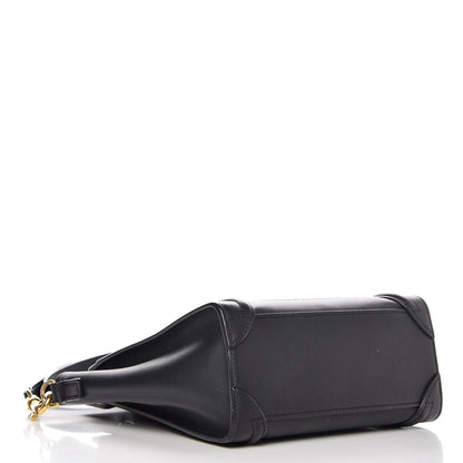 Celine Smooth Calfskin Nano Luggage Black 4 of 10
