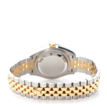 Rolex Stainless Steel 18K Yellow Gold Diamond 28mm Oyster Perpetual Datejust Watch Champagne 279173 3 of 6