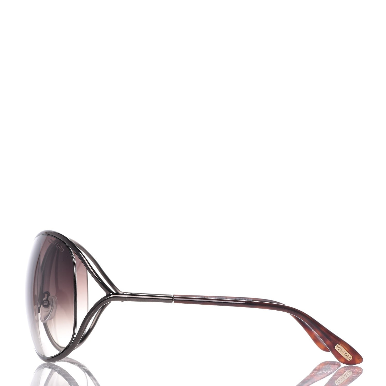 Tom Ford Miranda Crossover Sunglasses TF130 Shiny Bronze 3 of 8