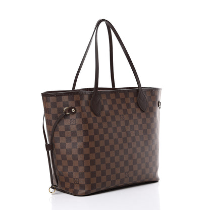 Louis Vuitton Damier Ebene Neo Neverfull MM Rose Ballerine 2 of 21