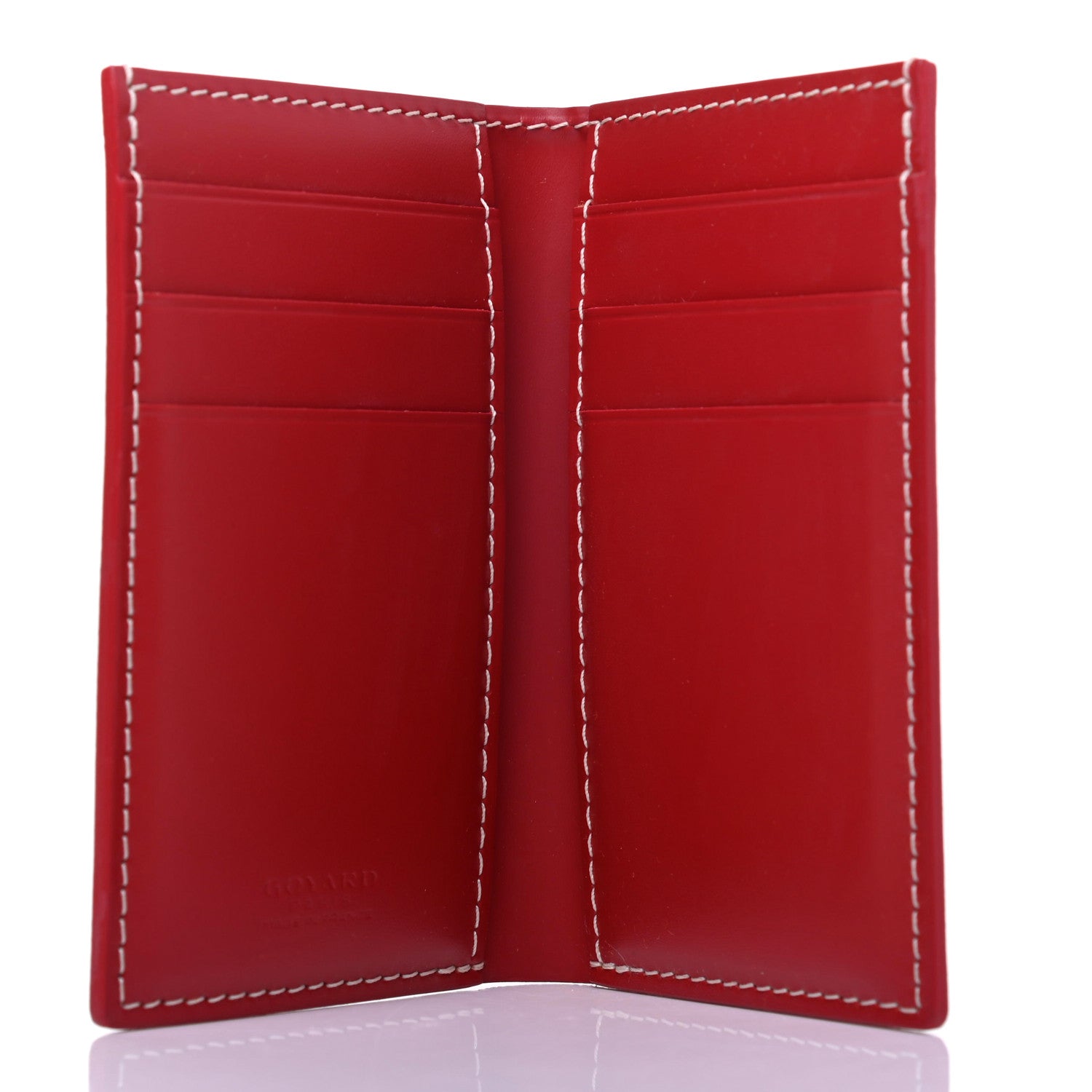 Goyard Goyardine Saint Pierre Card Holder Red 5 of 7