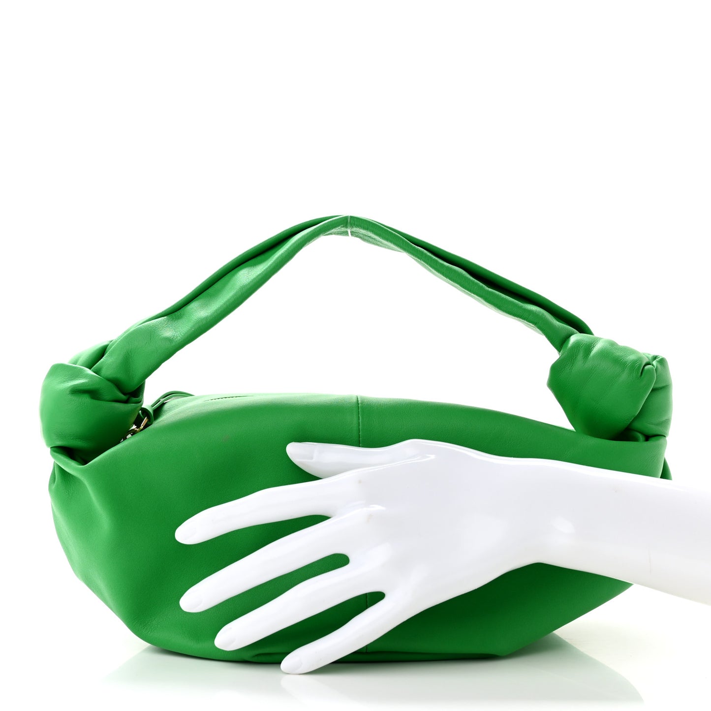 Nappa Mini Double Knot Bag Parakeet