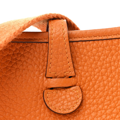 Hermes Taurillon Clemence Evelyne TPM Abricot 8 of 12
