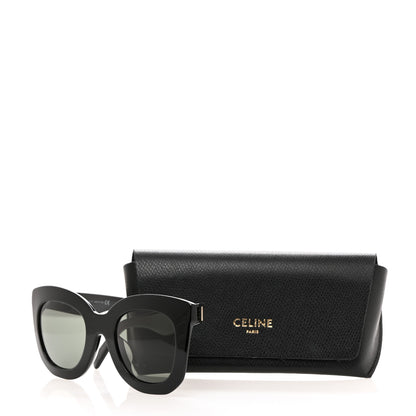 Celine Oversized Round Sunglasses CL4005FN Black 9 of 9