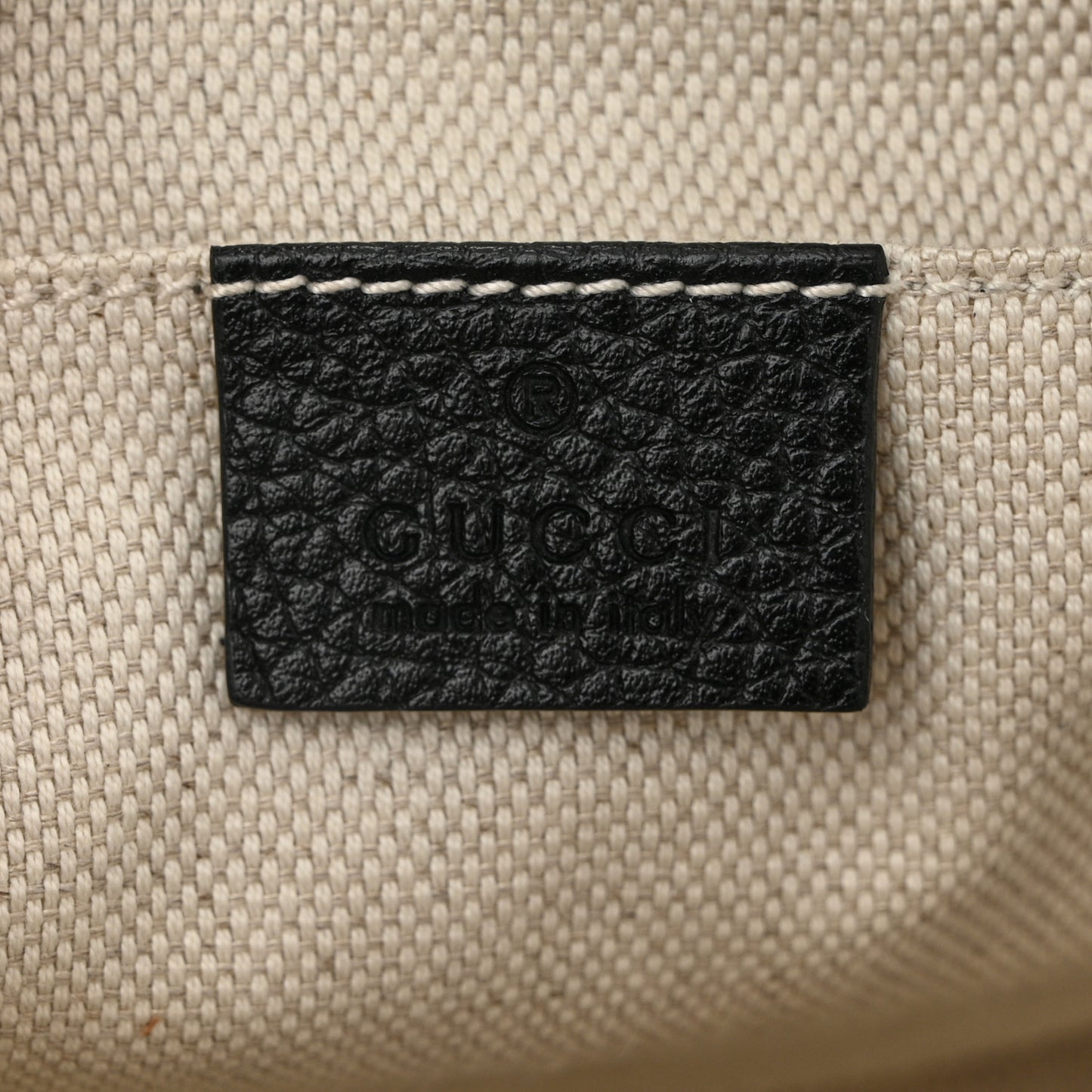 Pebbled Calfskin Small Soho Disco Bag Black