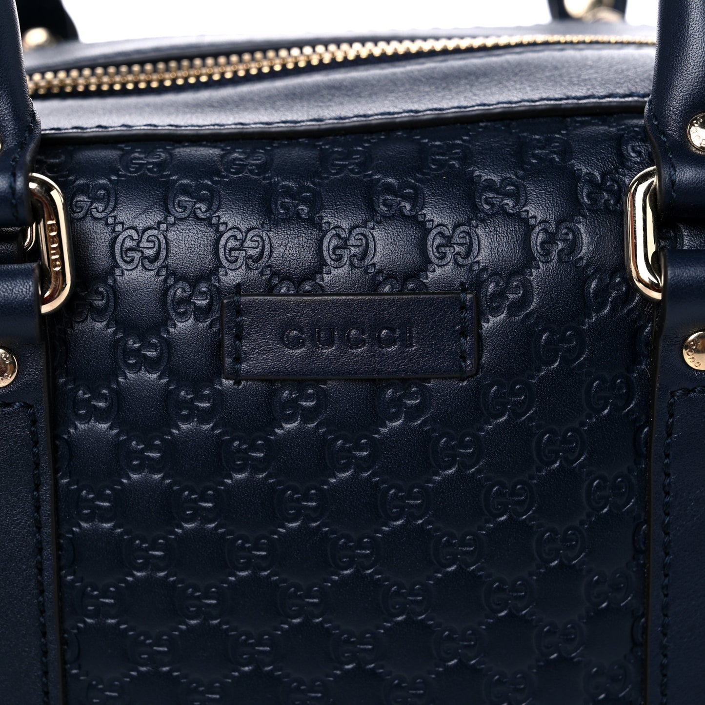 Soft Microguccissima Small Crossbody Bag Blue