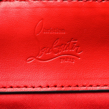 Christian Louboutin Calfskin Alligator Embossed Spiked Small Explorafunk Backpack Black 6 of 10