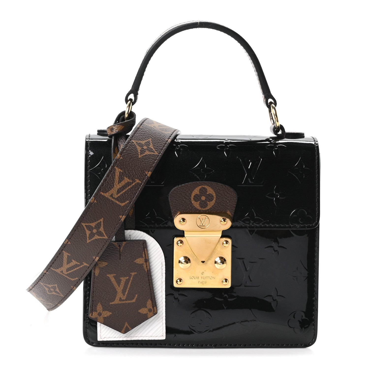 Louis Vuitton Vernis Epi Monogram Spring Street Black 1 of 10