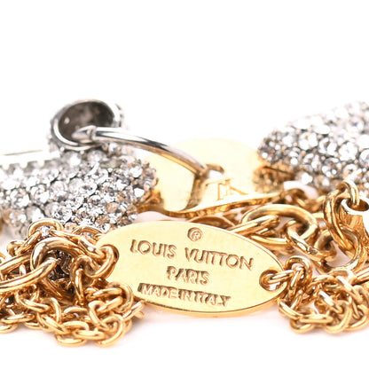 Louis Vuitton Swarovski Essential V Strass Bracelet Gold 3 of 3