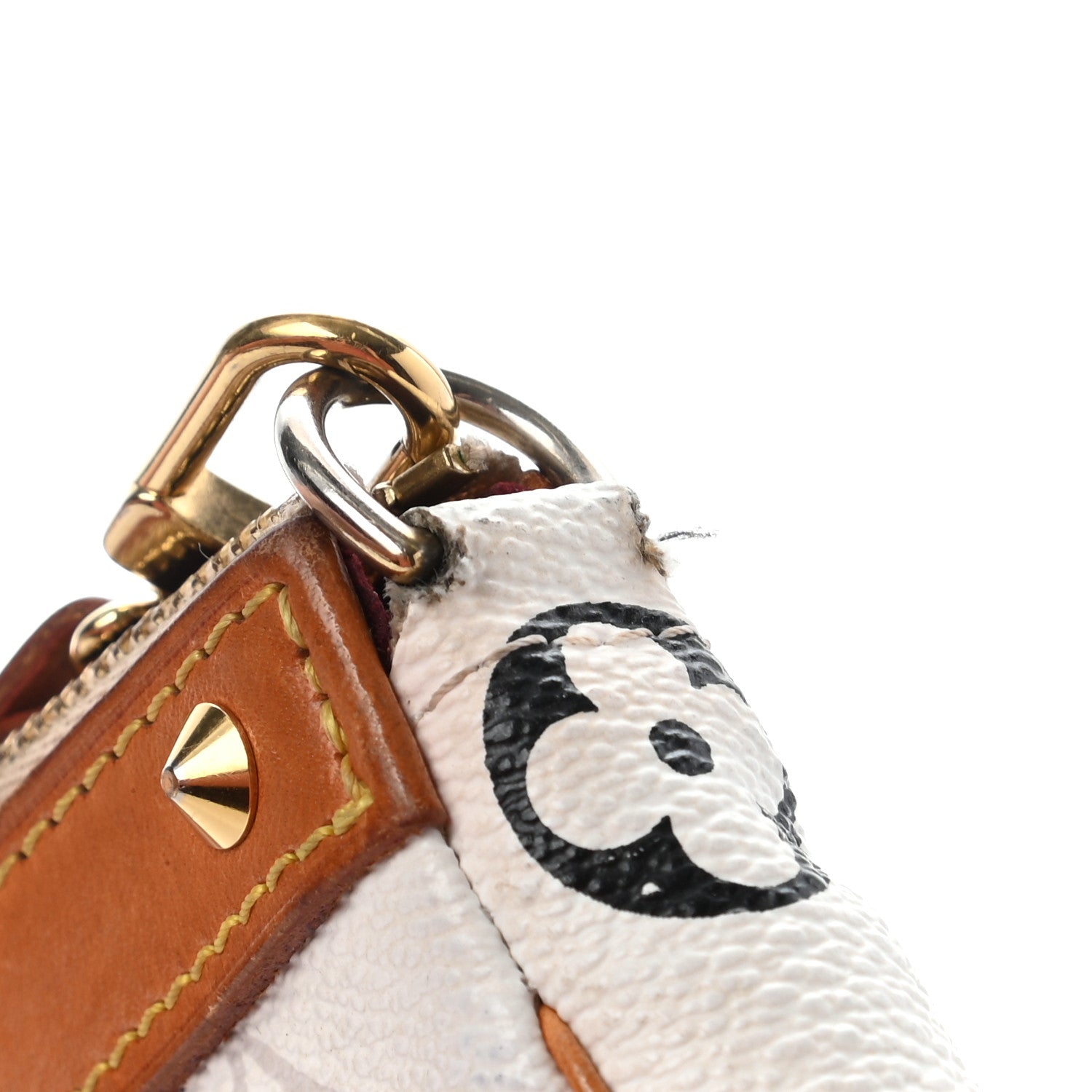 Louis Vuitton Monogram Multicolor Pochette Accessories White 5 of 7