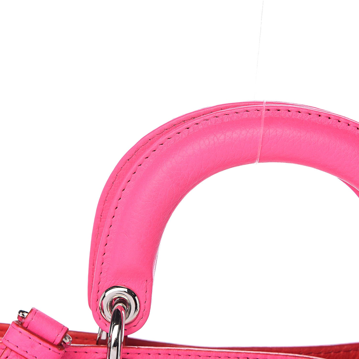 Christian Dior Bullcalf Small Diorissimo Tote Coquelicot 8 of 15