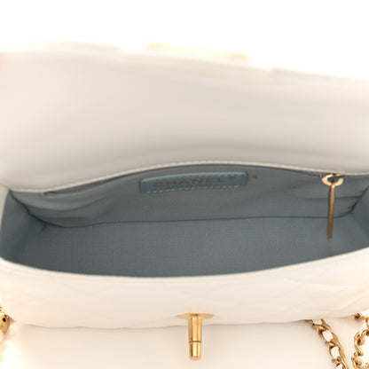 Chanel Lambskin Quilted Mini My Perfect Flap White 7 of 11