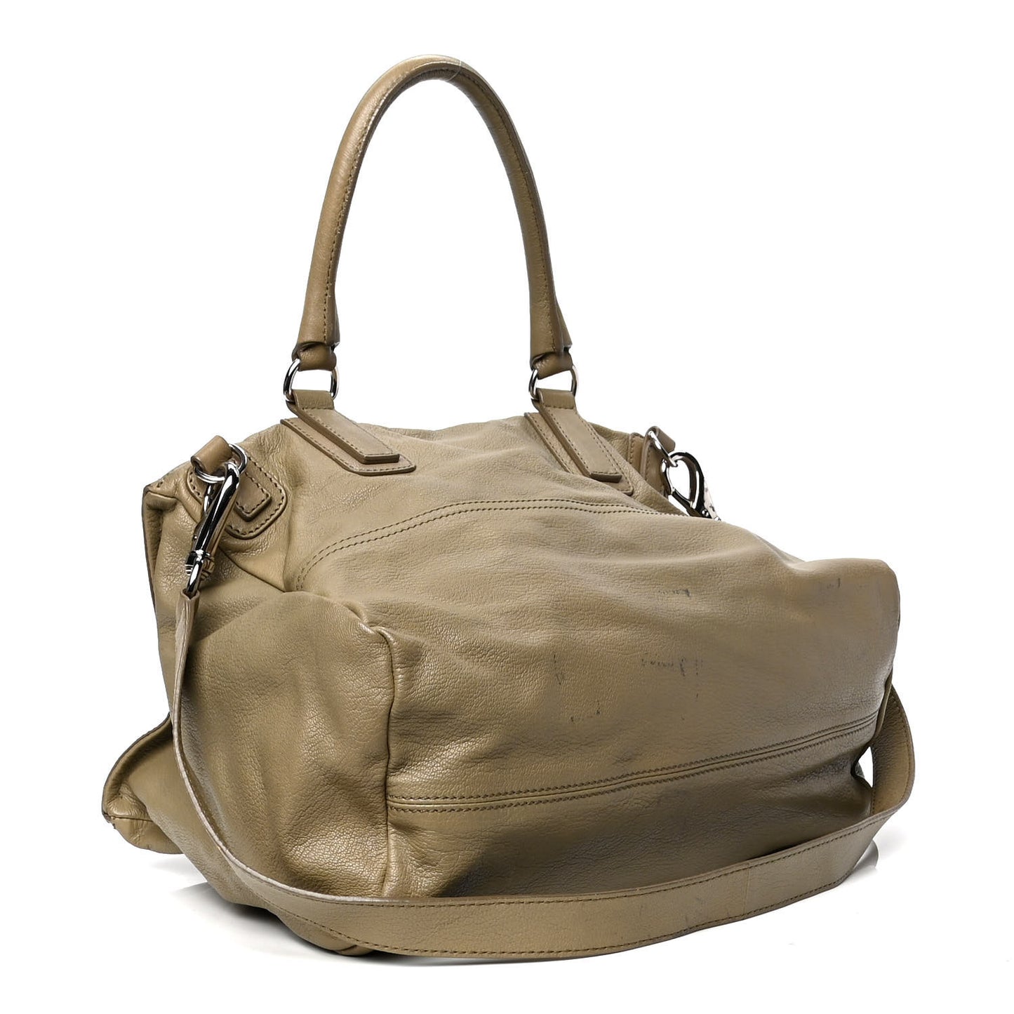 Sugar Goatskin Large Pandora Beige