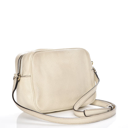 Gucci Pebbled Calfskin Small Soho Disco Bag Off White 3 of 11