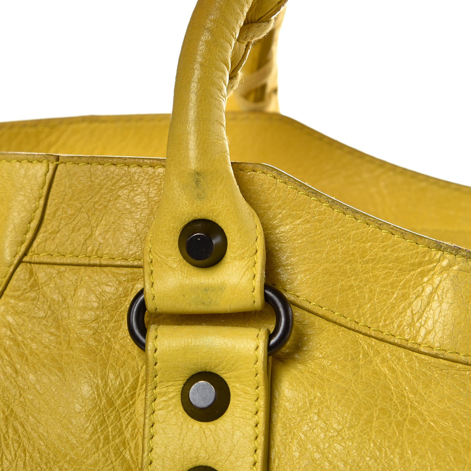 Balenciaga Agneau Classic Hardware City Mimosa Verveine 12 of 19