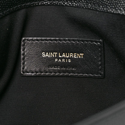 Saint Laurent Grain De Poudre Uptown Pouch Black 6 of 12