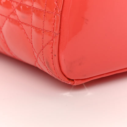 Christian Dior Patent Cannage Medium Lady Dior Fuchsia 18 of 18