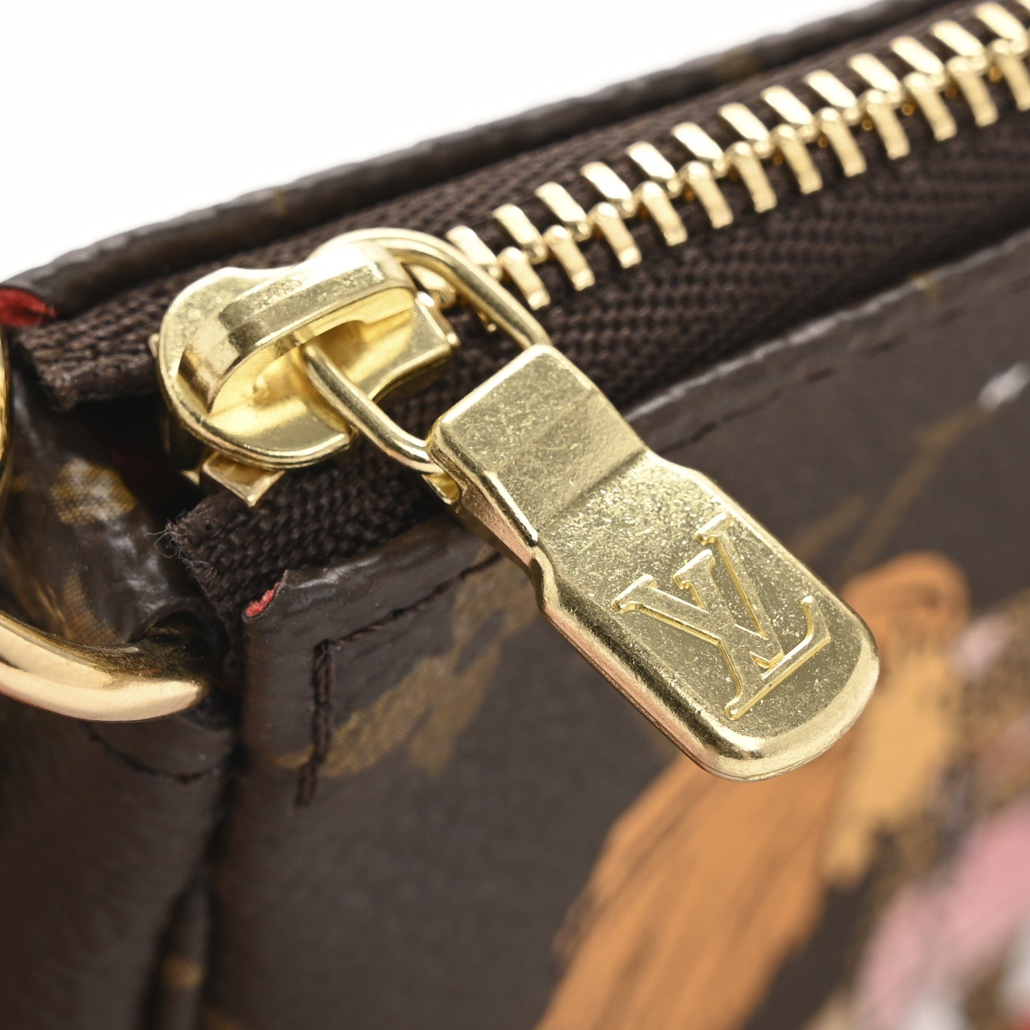Louis Vuitton Monogram 2018 Christmas Animation Mini Cats Pochette Accessories 8 of 9