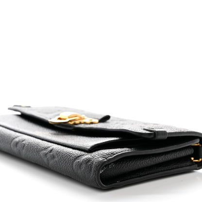 Louis Vuitton Empreinte Vavin Chain Wallet Black 9 of 15