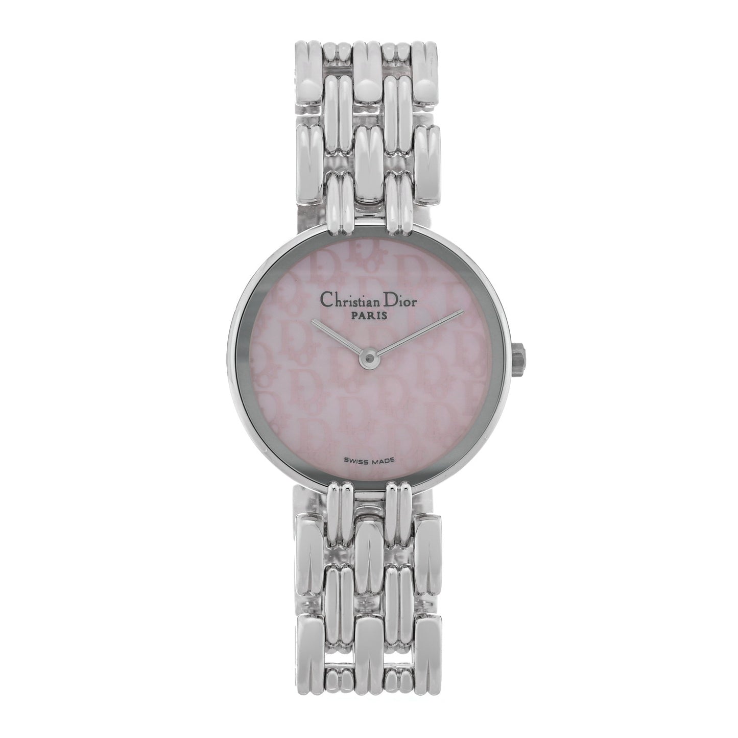 Stainless Steel Pink Mother of Pearl 25mm Bagheera Quartz Watch