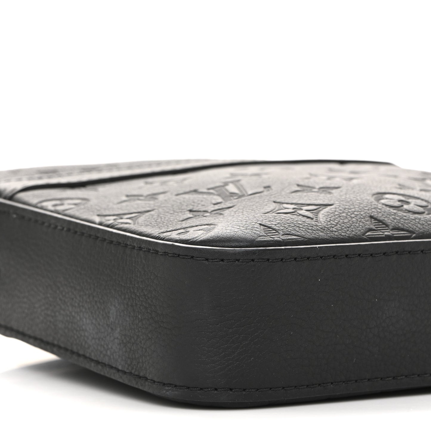 Calfskin Monogram Shadow Trio Messenger Black