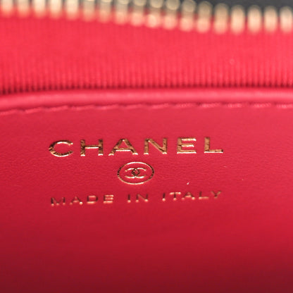 Chanel Lambskin Quilted Chanel 19 Hobo Clutch With Chain Black 6 of 10