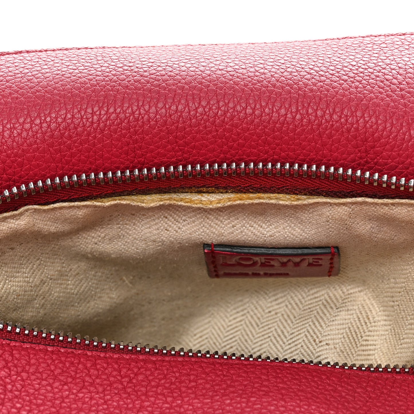 Calfskin Medium Puzzle Bag Rouge