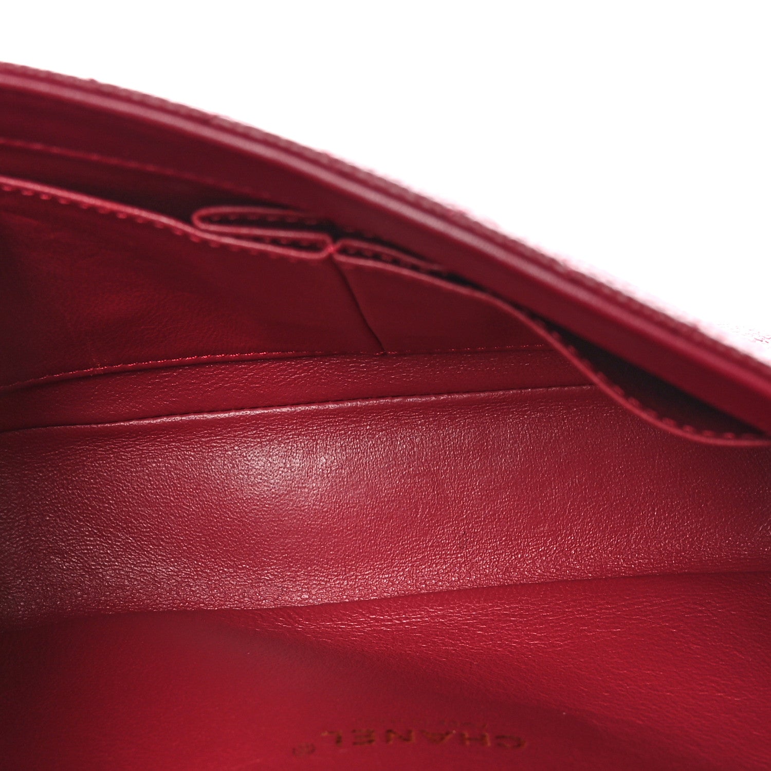 Chanel Caviar Quilted Small CC Filigree Flap Burgundy 5 of 10