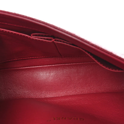 Chanel Caviar Quilted Small CC Filigree Flap Burgundy 5 of 10