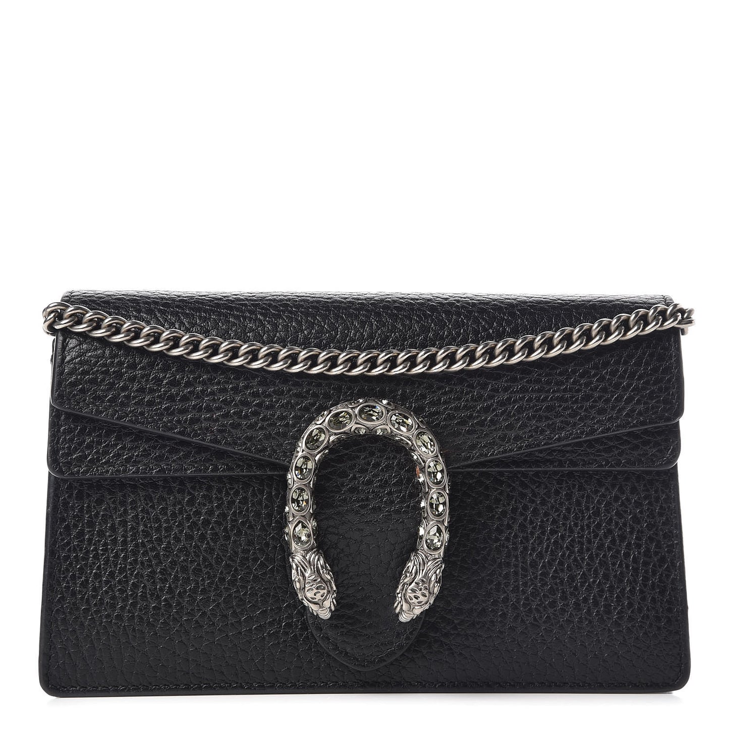 Calfskin Super Mini Dionysus Shoulder Bag Black