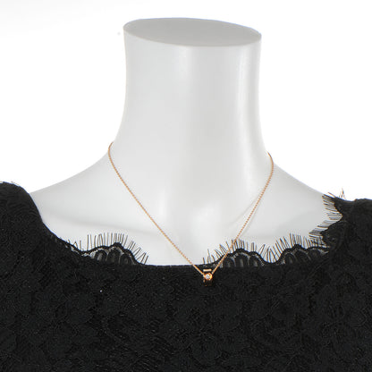 Louis Vuitton Empreinte Diamond Pendant Necklace Pink Gold 2 of 5