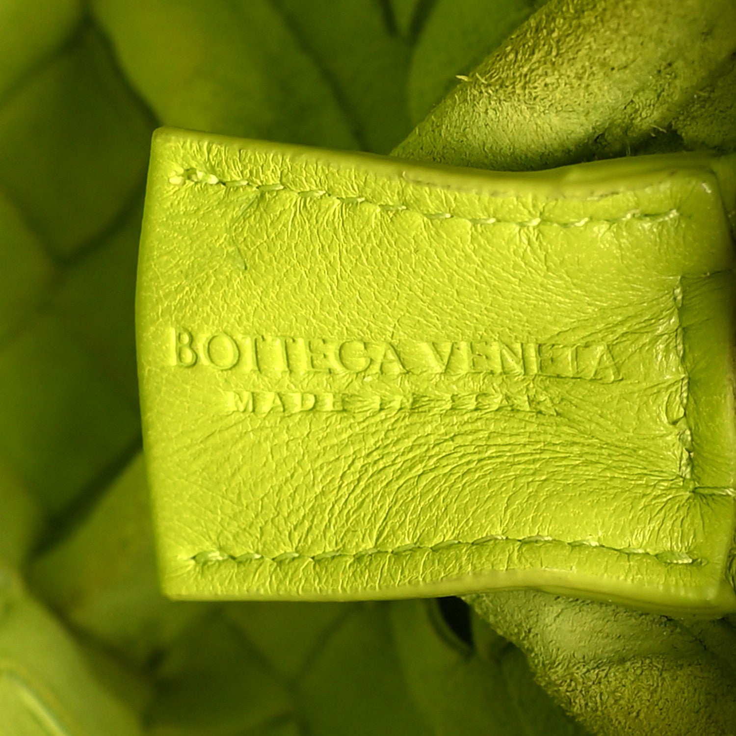 Bottega Veneta Nappa Intrecciato Mini Loop Camera Bag Acid Kiwi 6 of 10