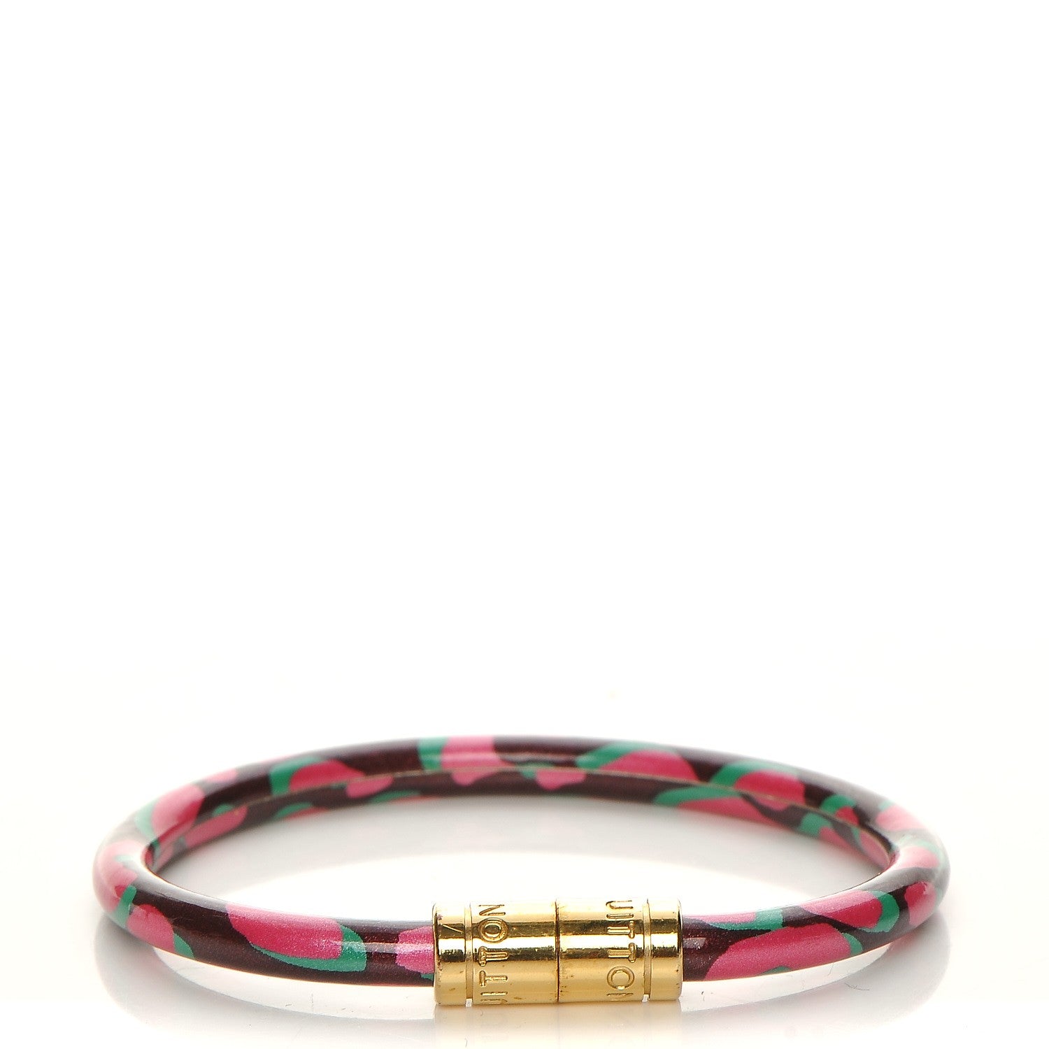 Louis Vuitton Stephen Sprouse Keep It Bracelet 17 Rouge Fauviste 1 of 5
