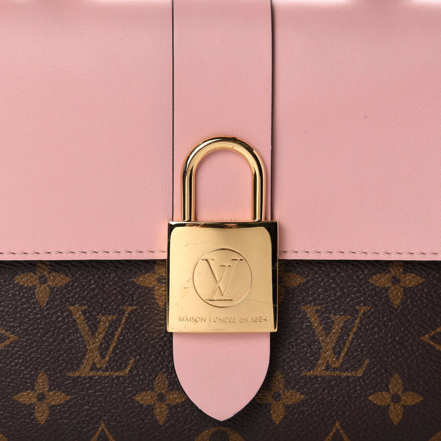 Monogram Locky BB Rose Poudre