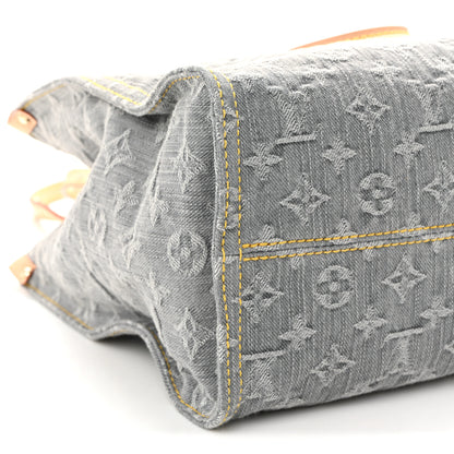 Louis Vuitton Monogram Denim Onthego MM Washed Grey 8 of 9