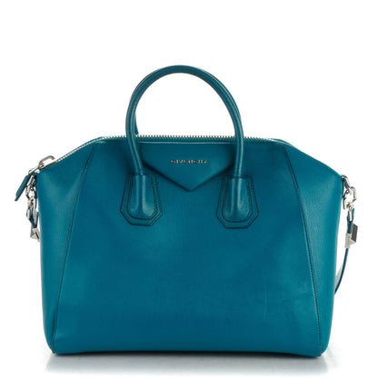 Givenchy Sugar Goatskin Medium Antigona Petrol Blue 1 of 6