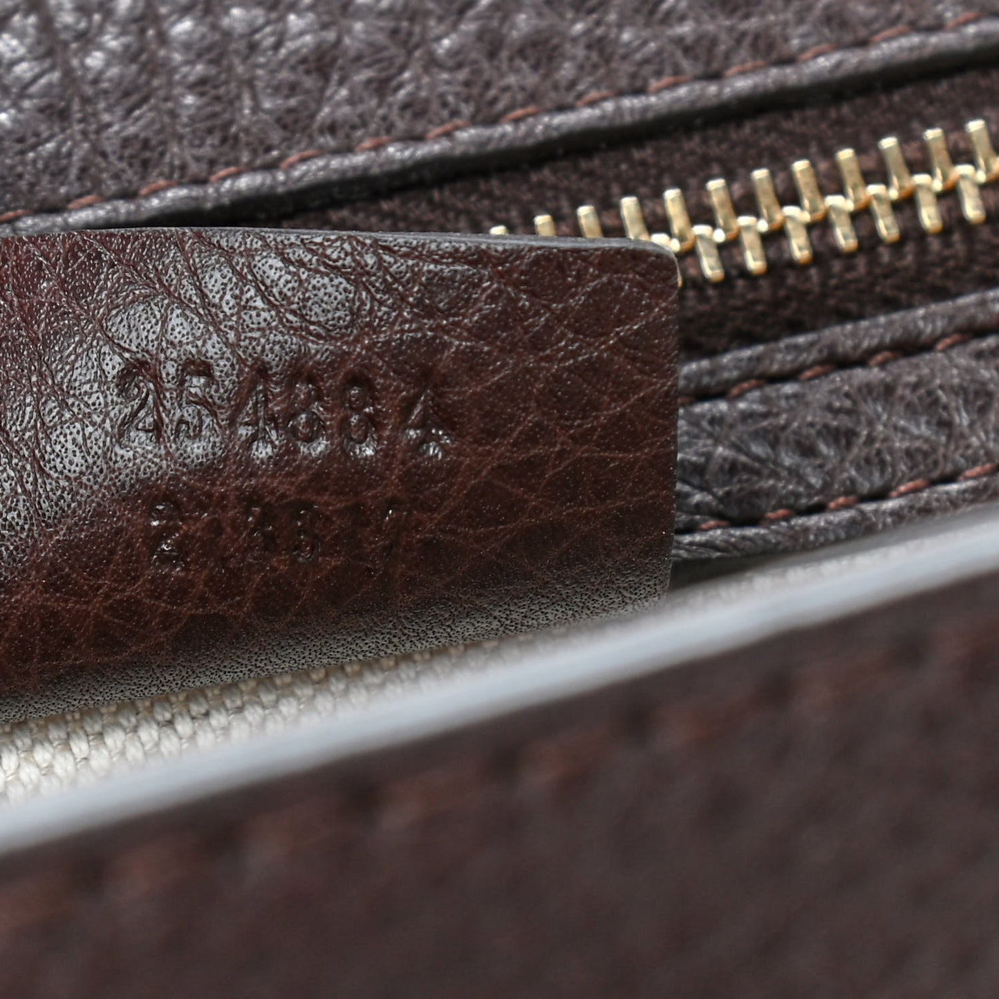 Calfskin Medium New Bamboo Top Handle Bag Brown