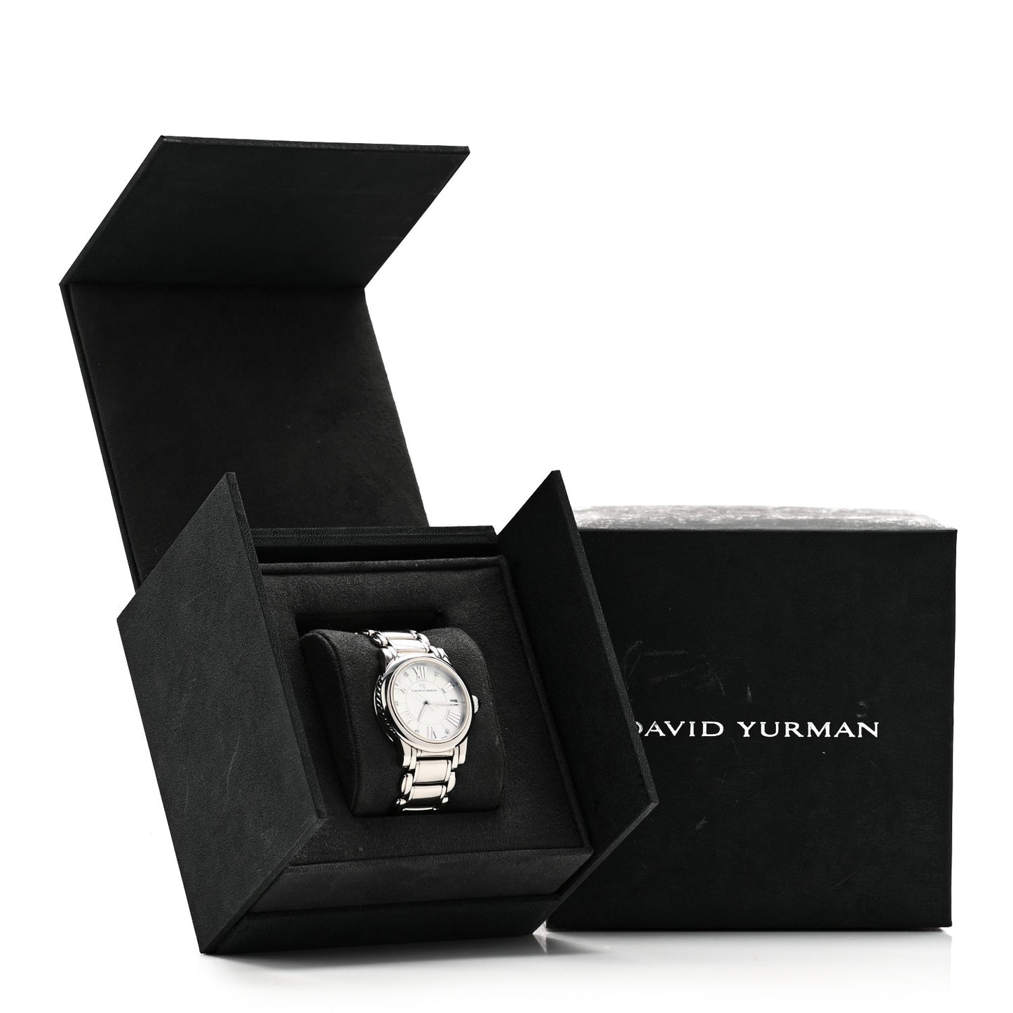 Stainless Steel Diamond Mother of Pearl 38mm Classic Quartz Watch
